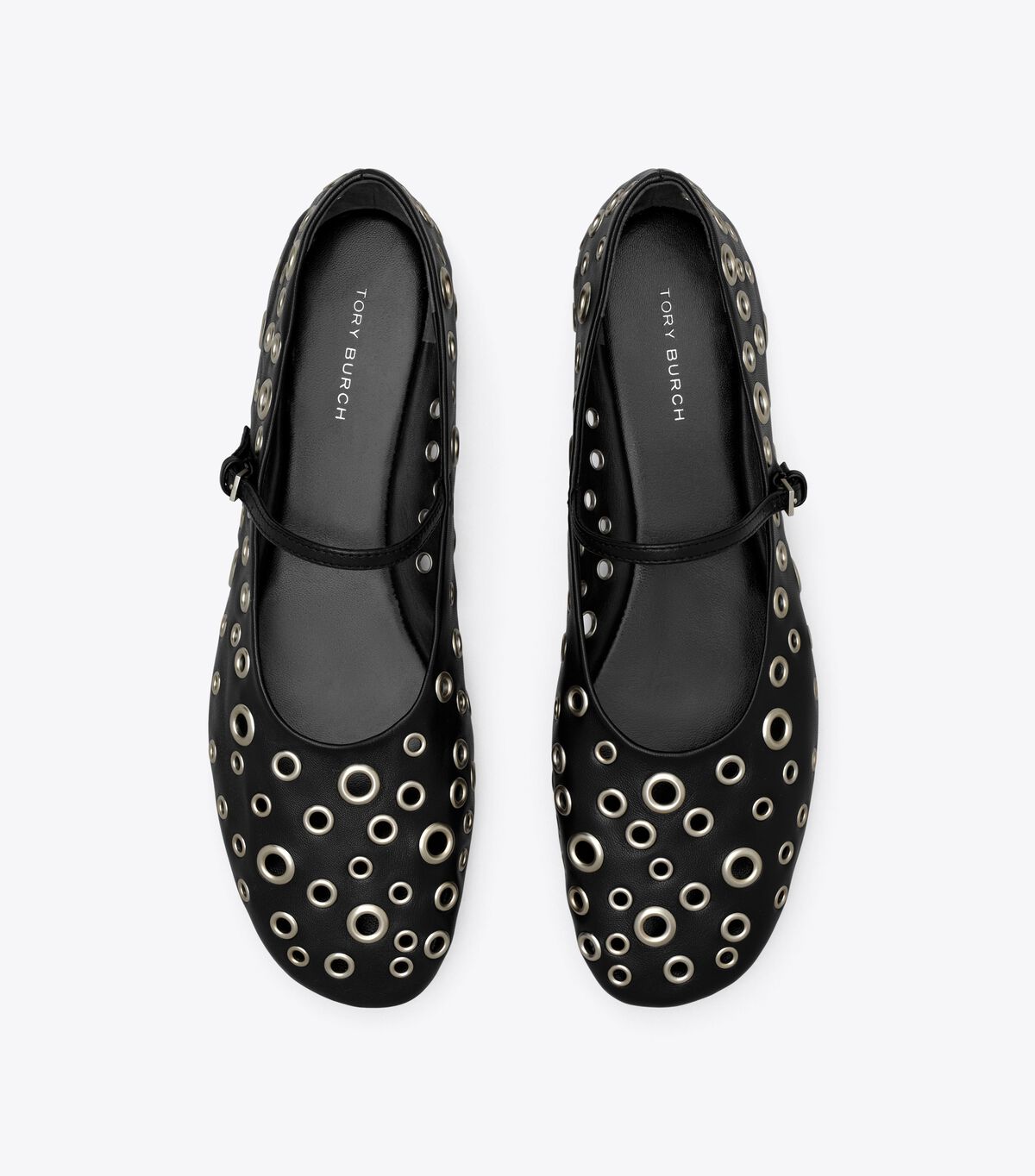 tory burch حذاء باليه ماري جين ذو فتحات