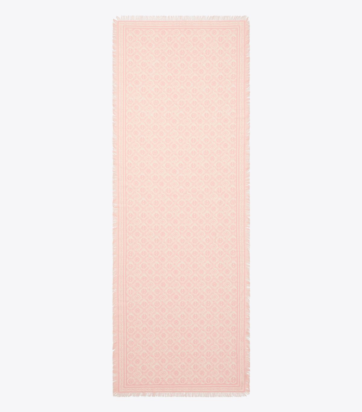 tory burch t monogram floral oblong scarf