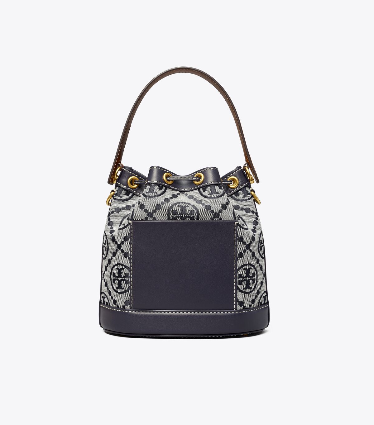 tory burch t monogram bucket bag