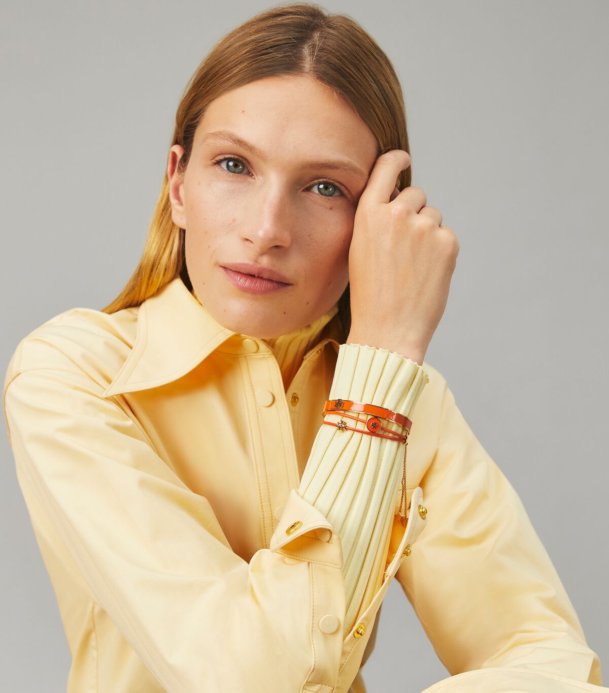 tory burch kira enamel slider bracelet