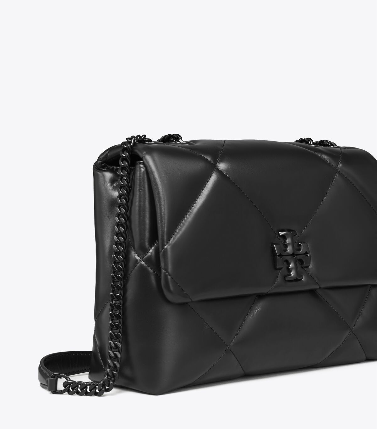 tory burch حقيبة كتف كيرا دايموند المبطنة