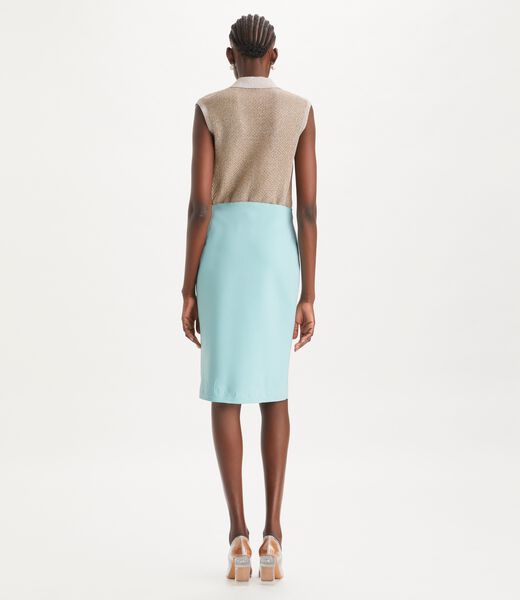 tory burch embossed sweater skirt