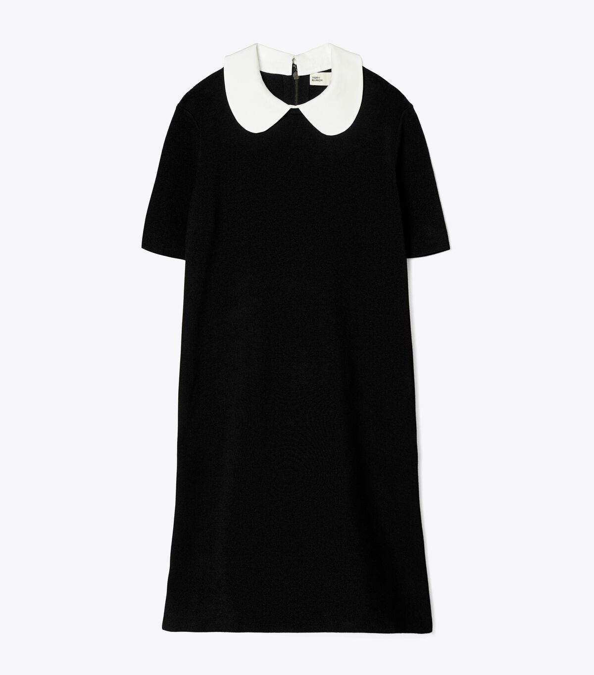 Poplin Collar Sweater Dress