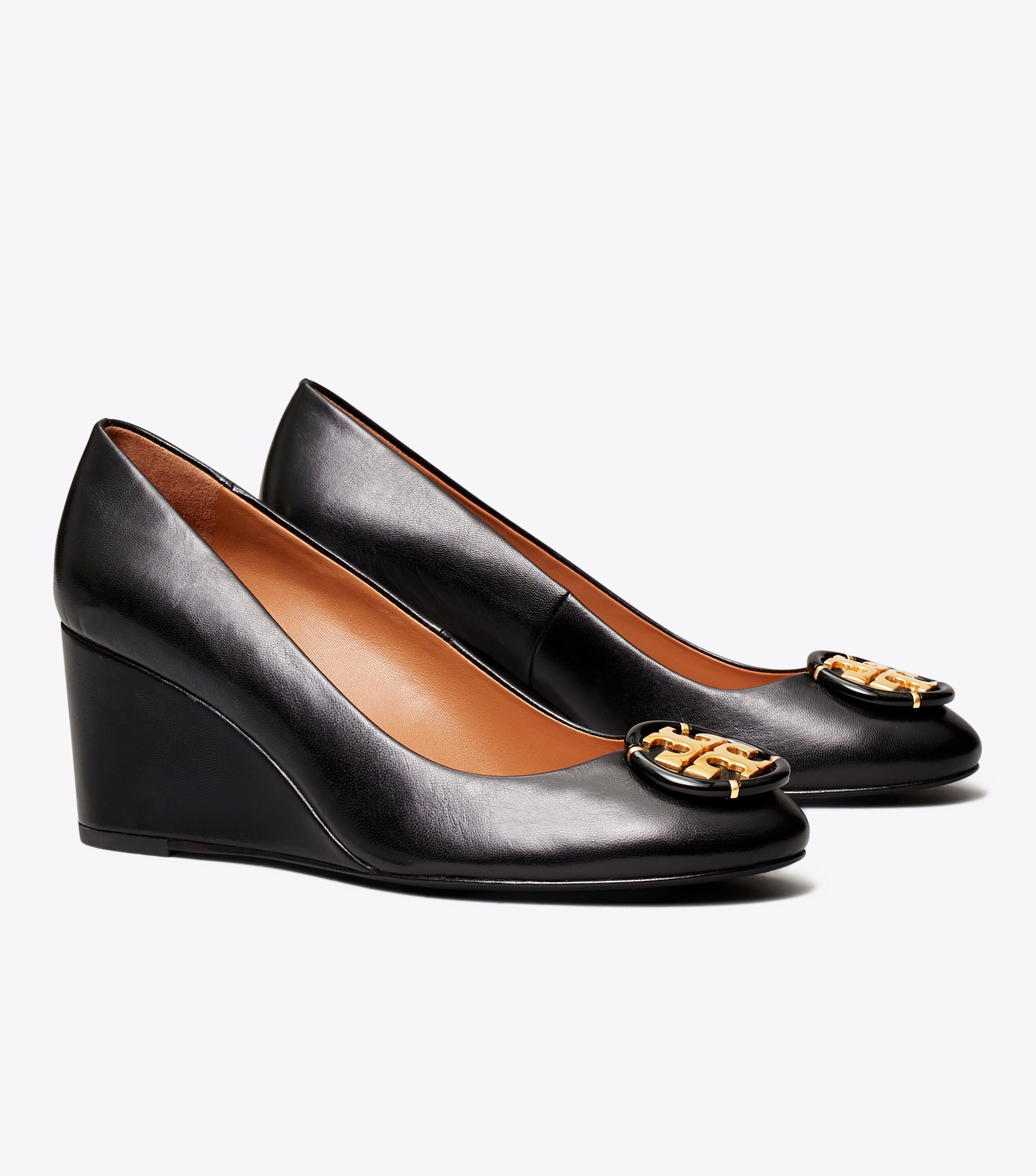 Tory burch multi logo discount wedge