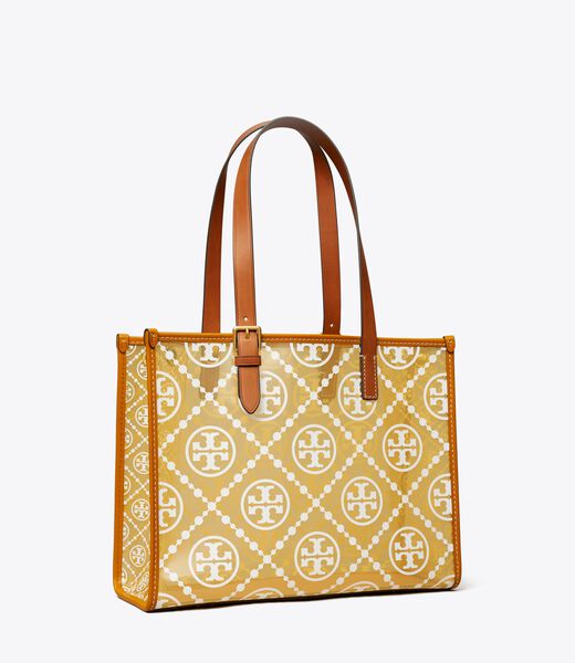 Small T Monogram Clear Tote