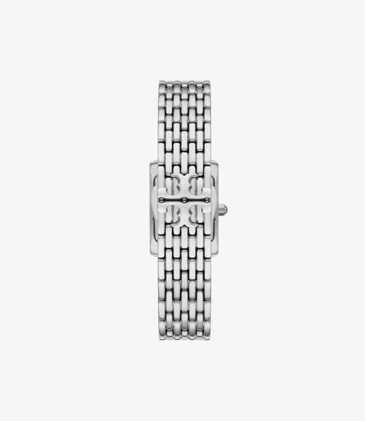 tory burch eleanor turquoise silver 19mm x 27 5mm case