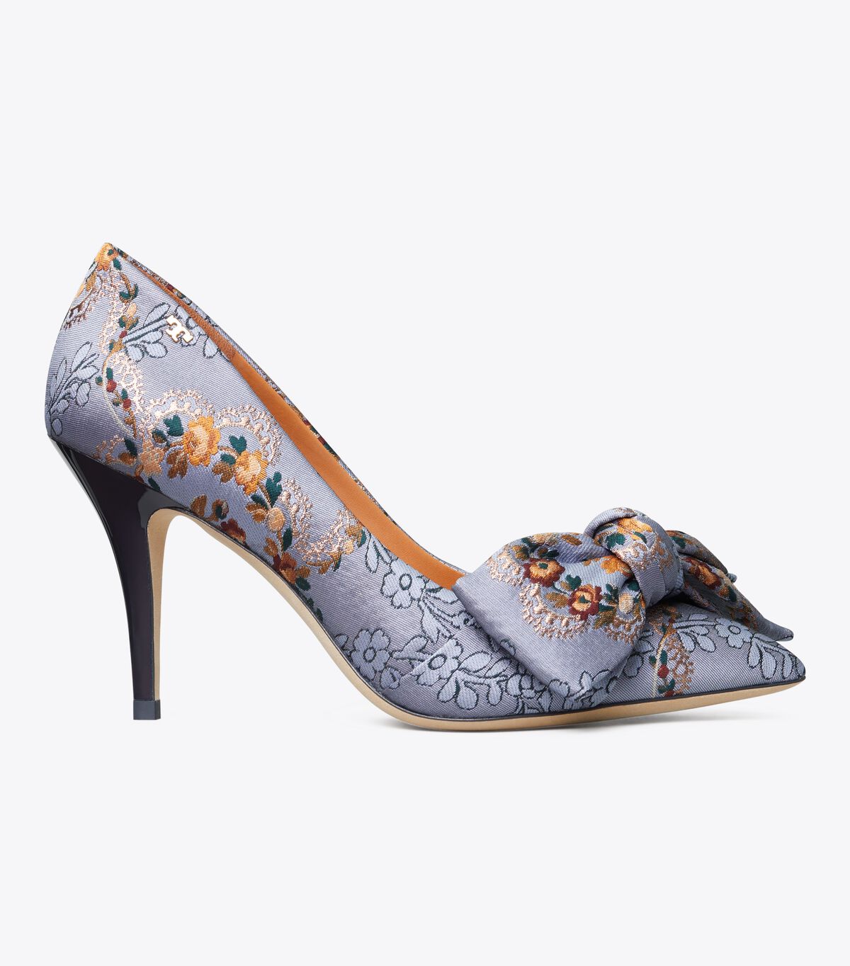 tory burch brocade bow pump