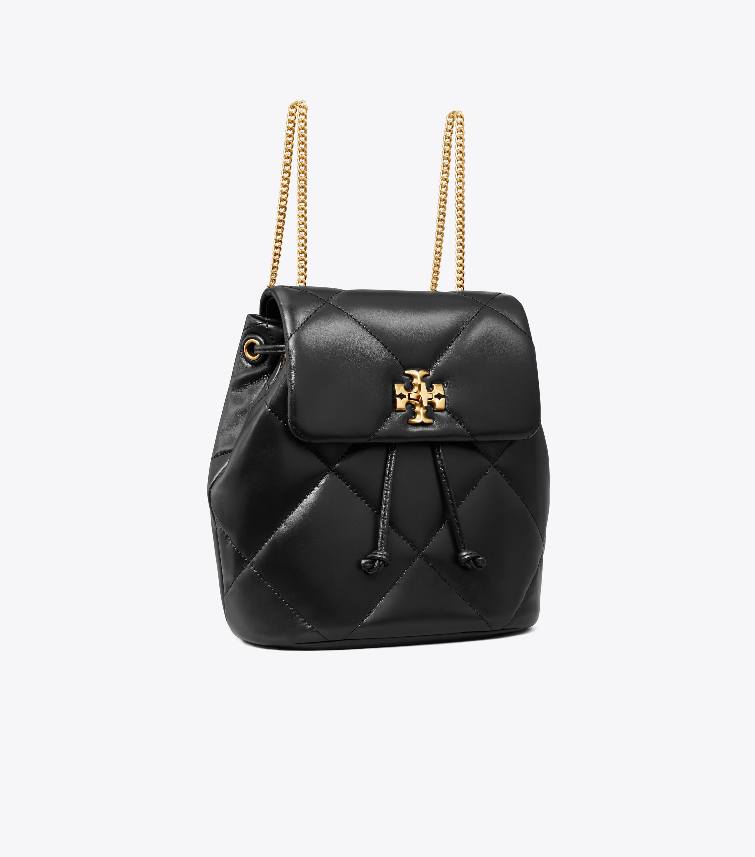 Mini Kira Diamond Quilt Backpack, Black | Tory Burch KSA
