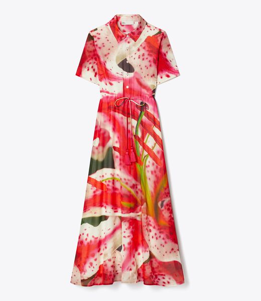 tory burch cotton shirtdress