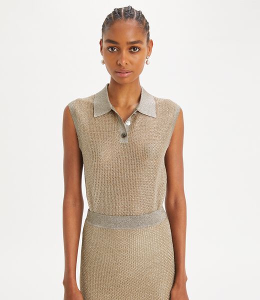 tory burch mesh polo