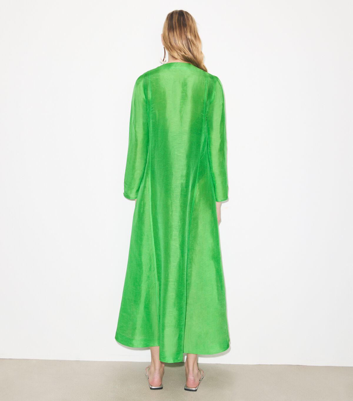 tory burch long linen caftan