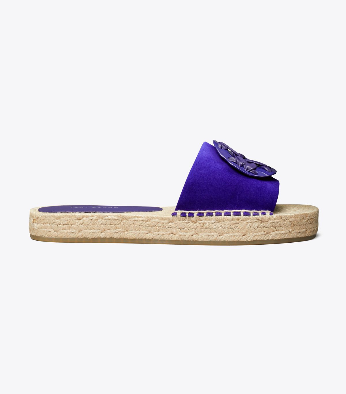 tory burch woven double t espadrille slide