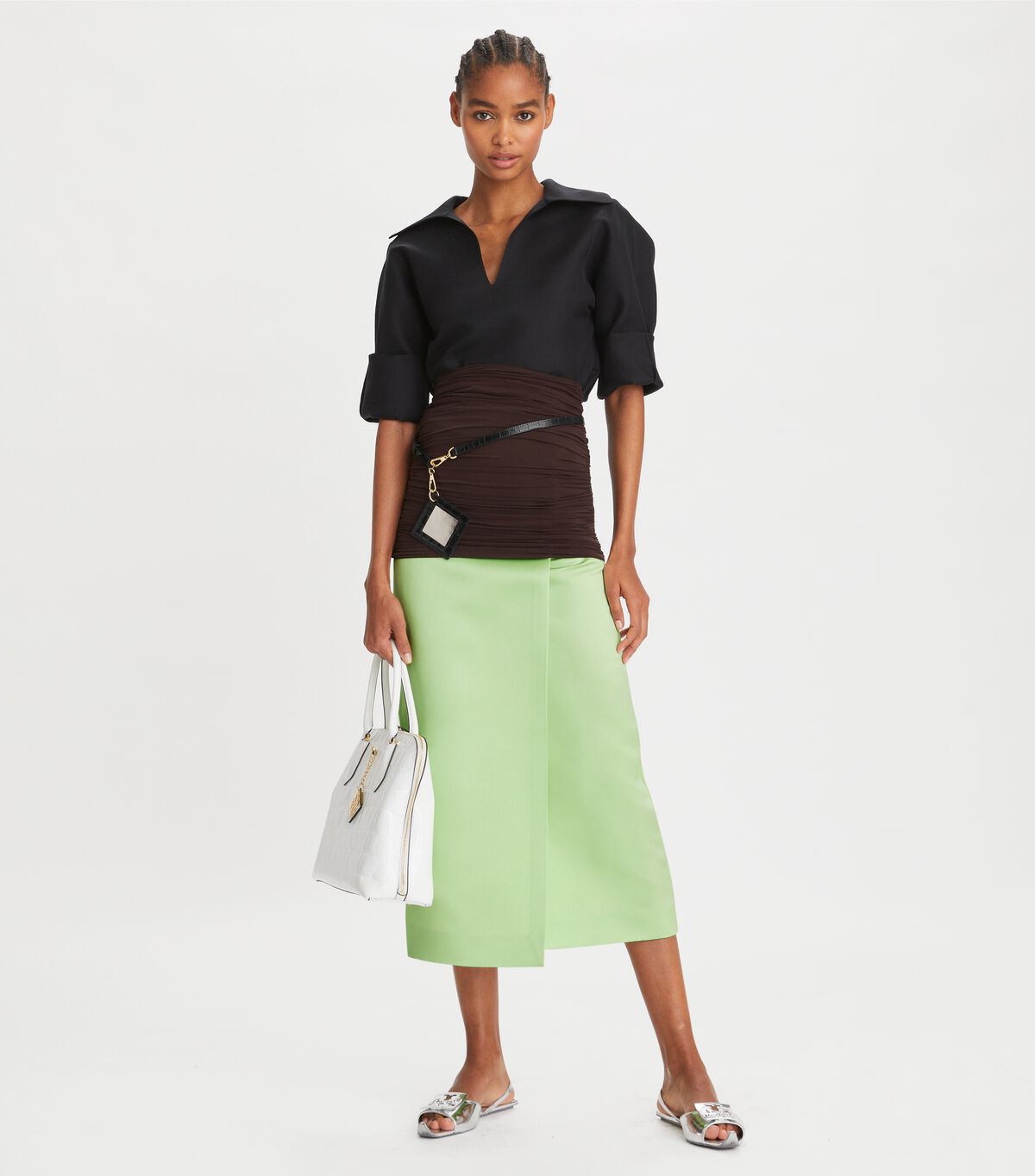tory burch silk gazar tunic