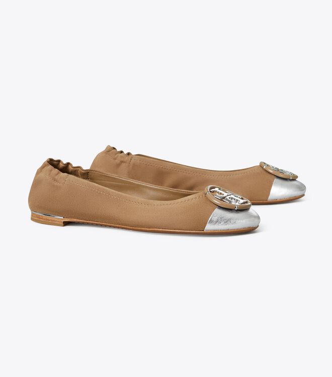 Multi Logo Cap-Toe Ballet | Shoes | Tory Burch