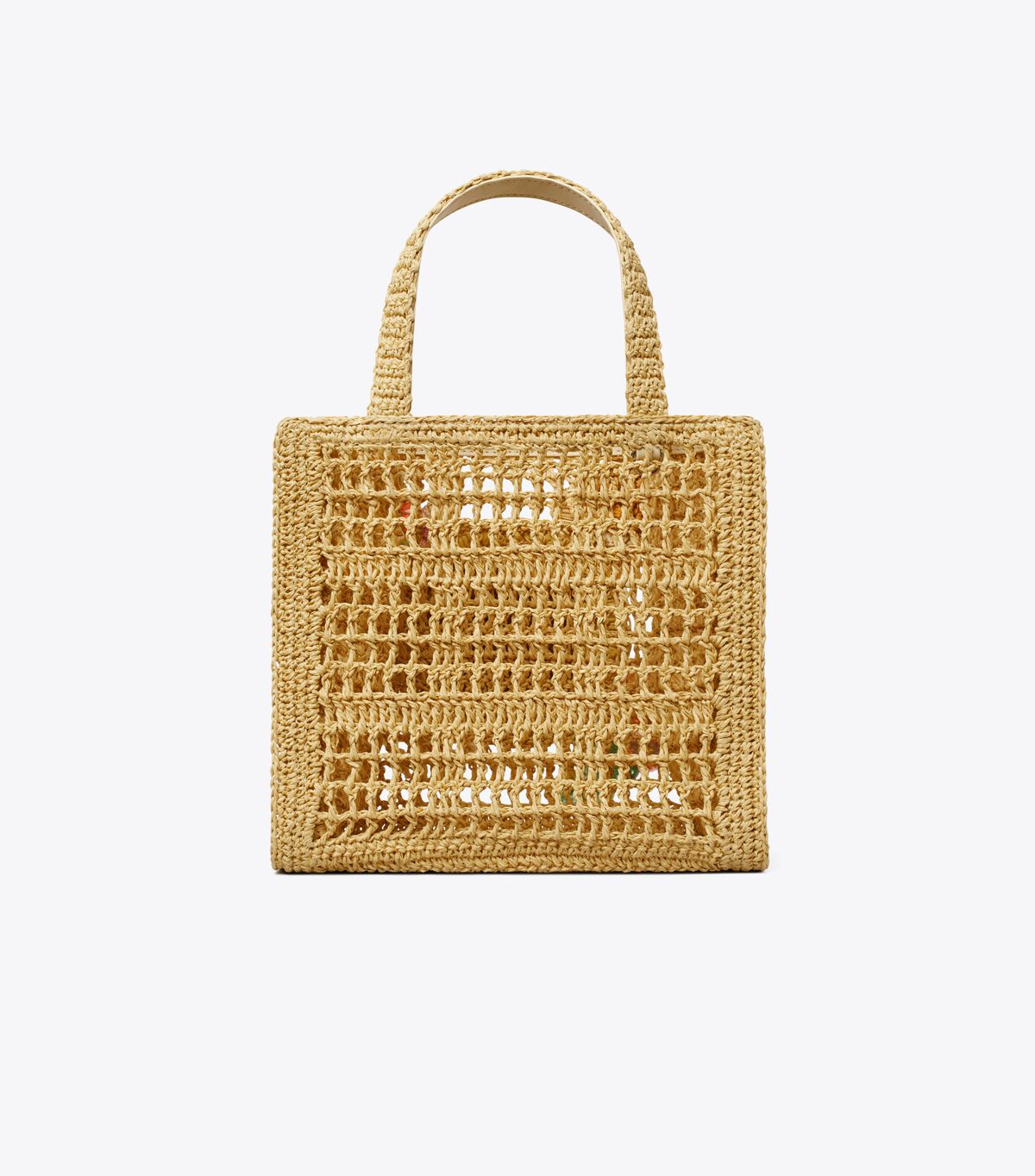 tory burch mini ella embellished hand crocheted tote