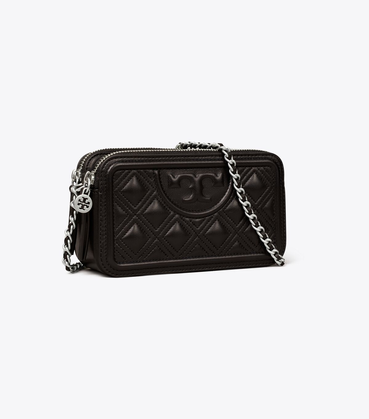 tory burch fleming double zip mini bag