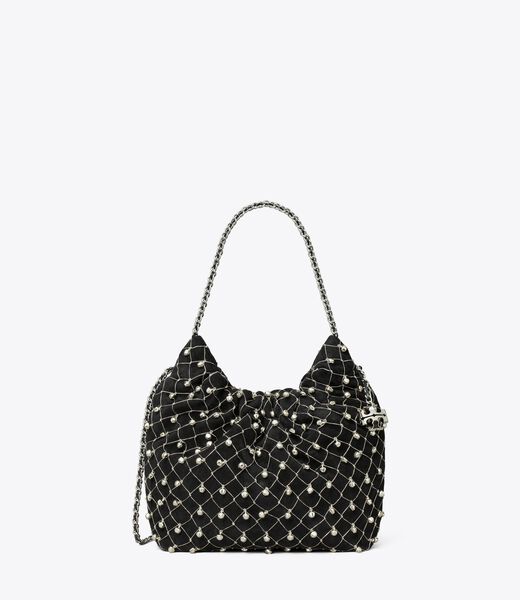 tory burch mini fleming bell hobo bag