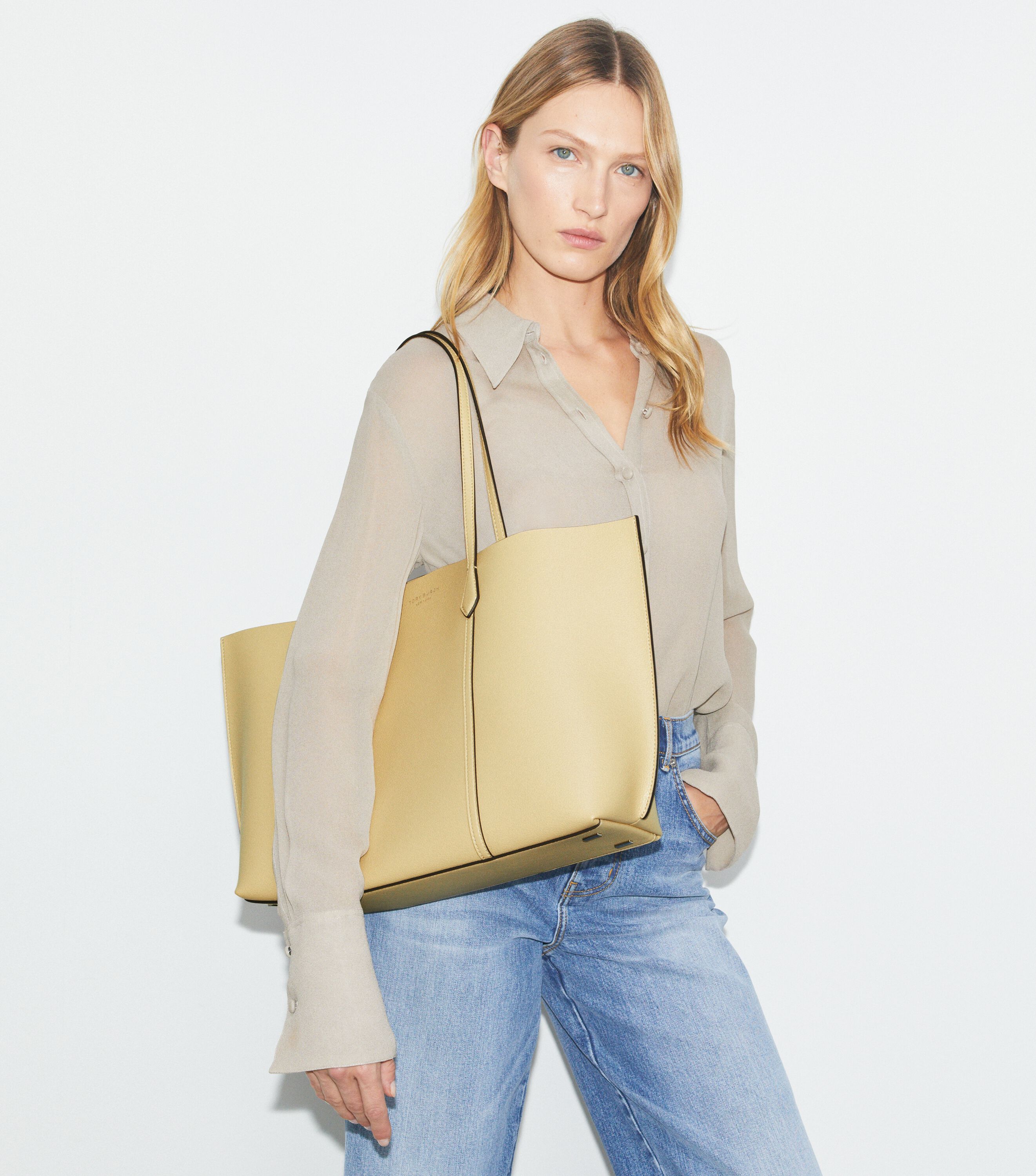 Tory Burch☆Perry レザー ジャカード トートバッグ♪送料込 Tory Burch Perry Triple Compartment Tote | eBay