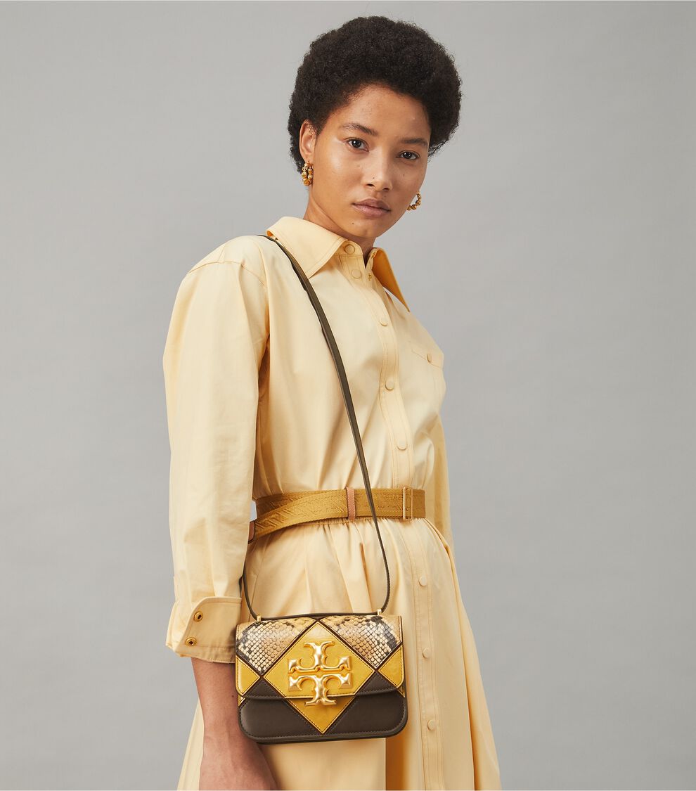 Eleanor Small Bag, Chocolate Liquor / Beeswax | Tory Burch KSA