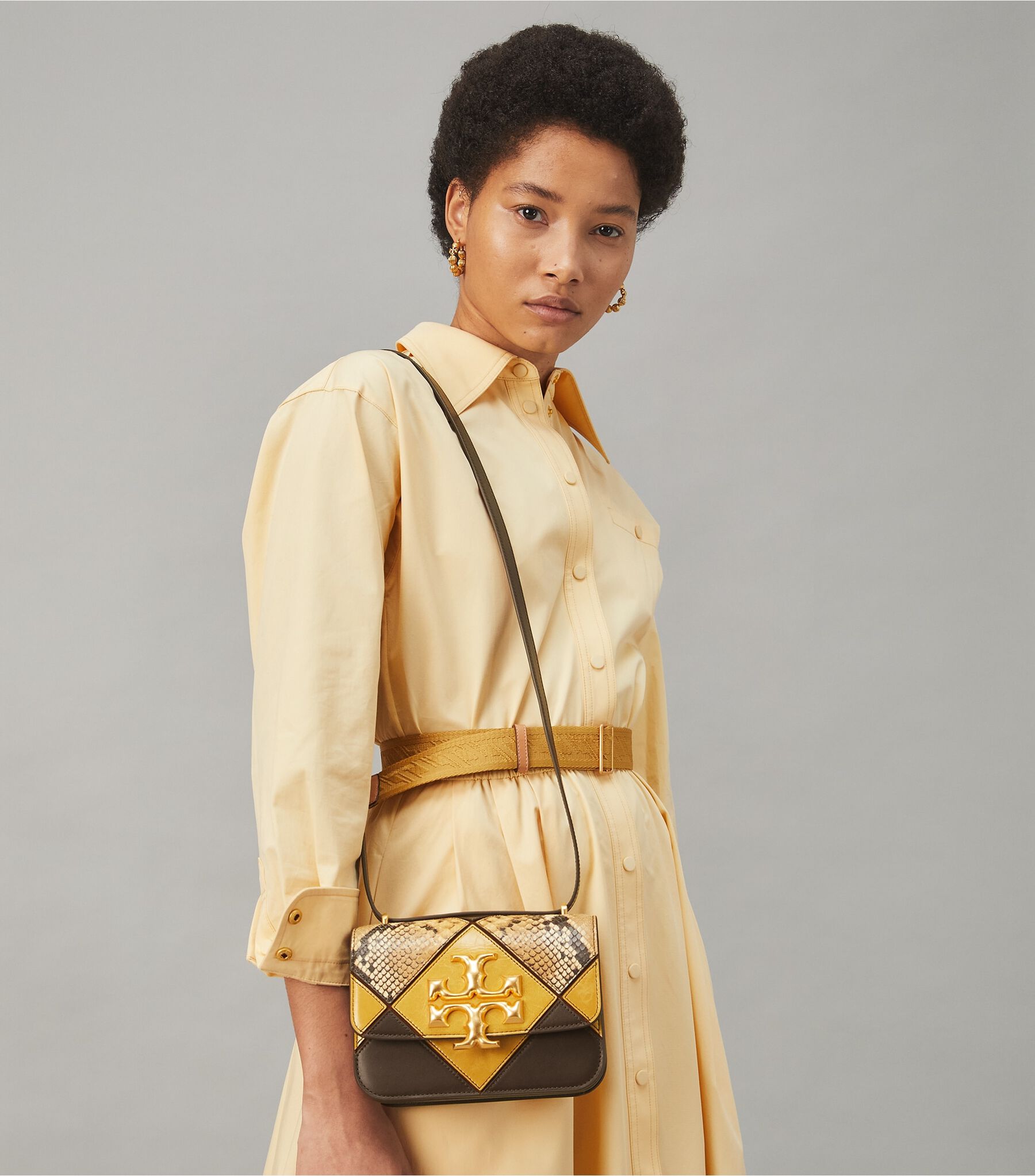 Eleanor Small Bag, Chocolate Liquor / Beeswax | Tory Burch KSA
