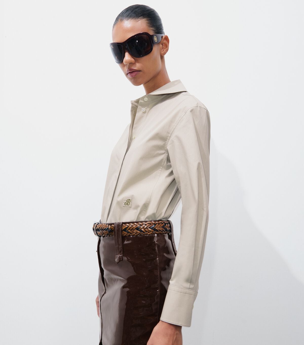tory burch poplin shirt