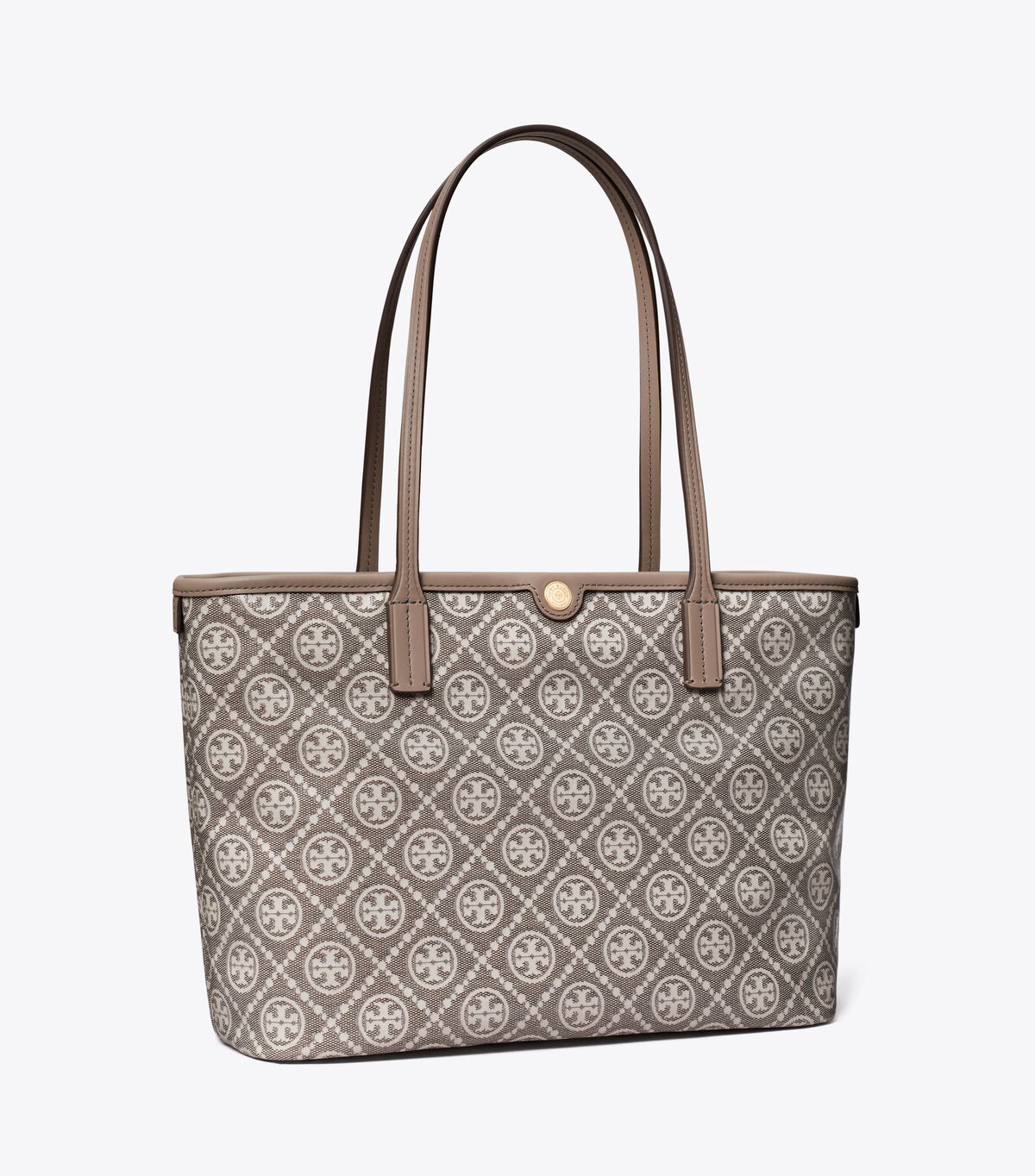 T Monogram Coated Jacquard Small Zip Tote tory burch t monogram coated jacquard small zip tote