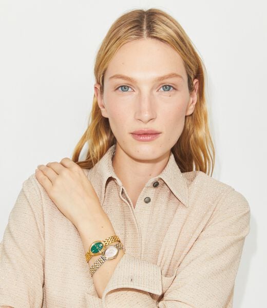 ساعة بيضاوية tory burch ساعة بيضاوية