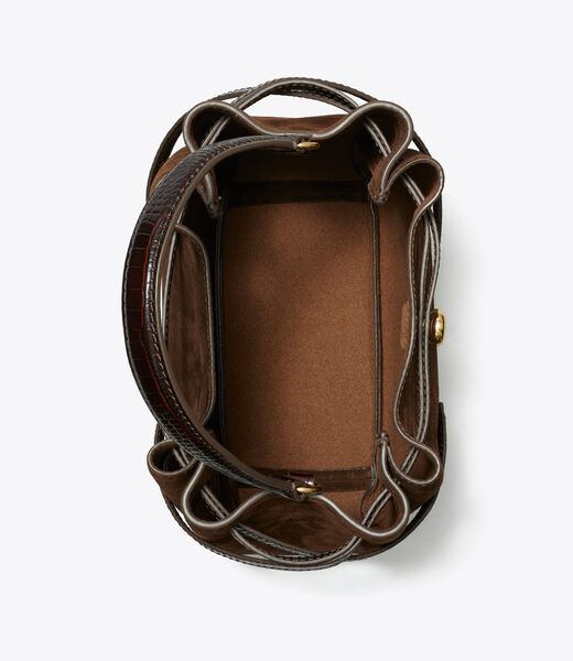 tory burch romy suede bucket bag