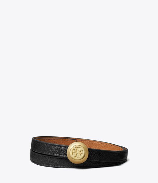 tory burch حزام رومي القابل للعكس مقاس 1 بوصة