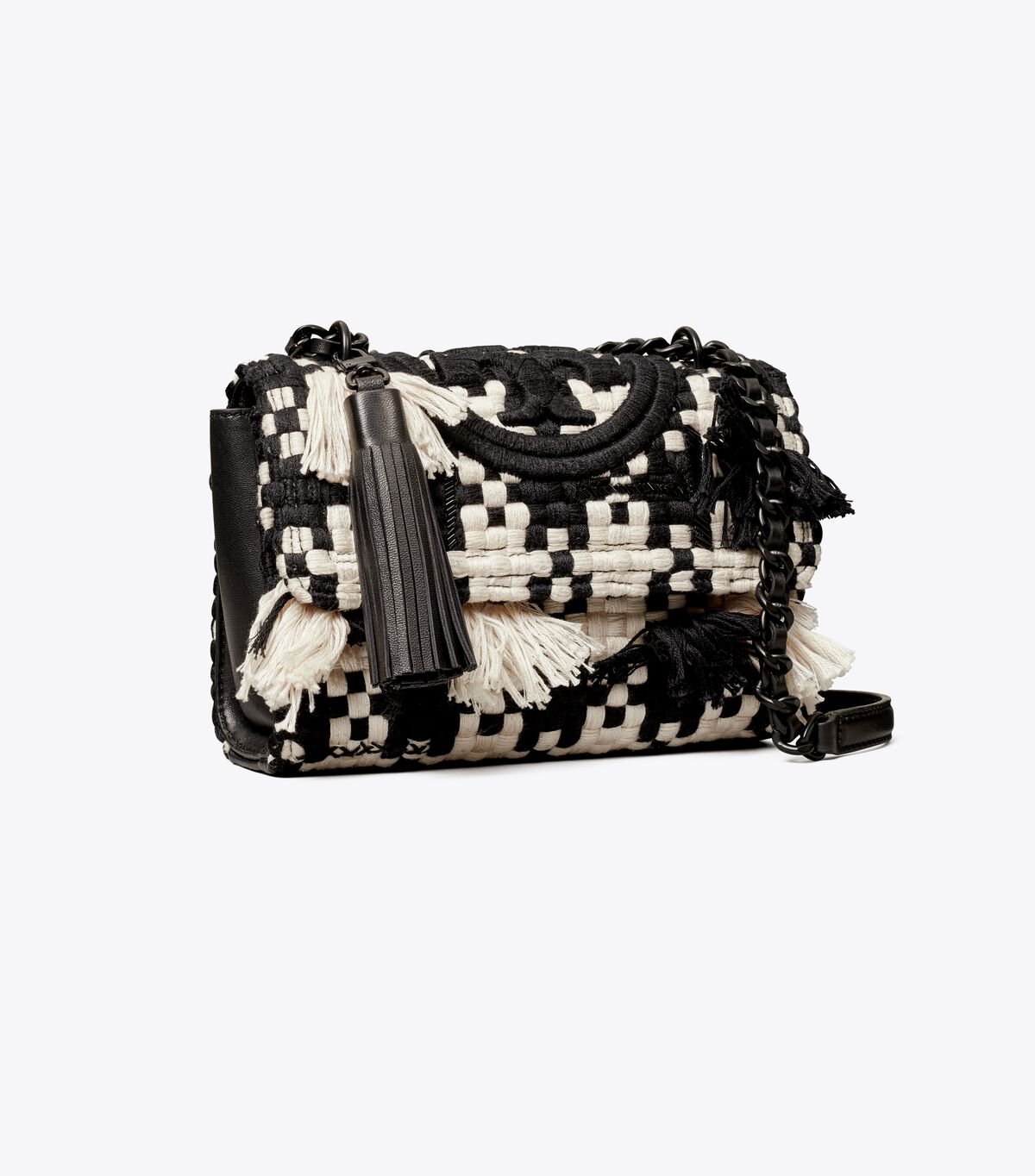 Small Fleming Tweed Convertible Shoulder Bag