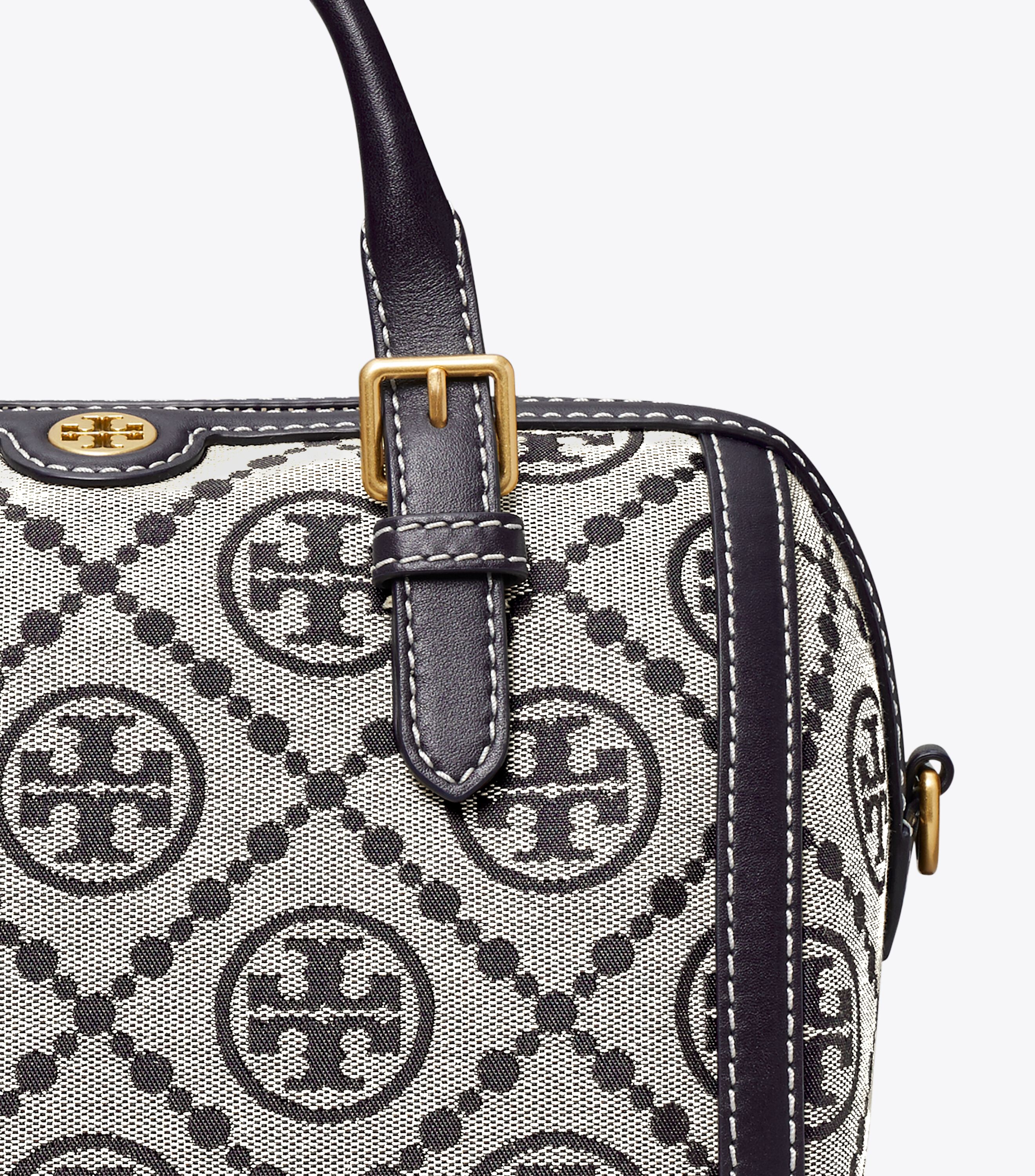 T Monogram Barrel Bag, Tory Navy | Tory Burch KSA