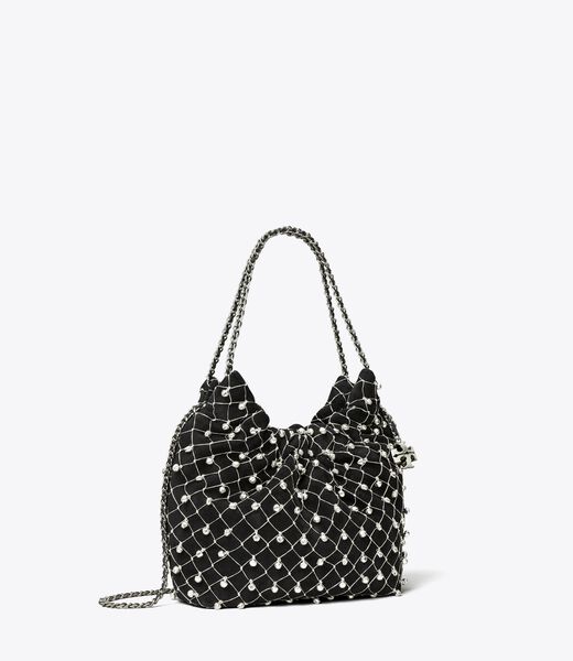 tory burch mini fleming bell hobo bag