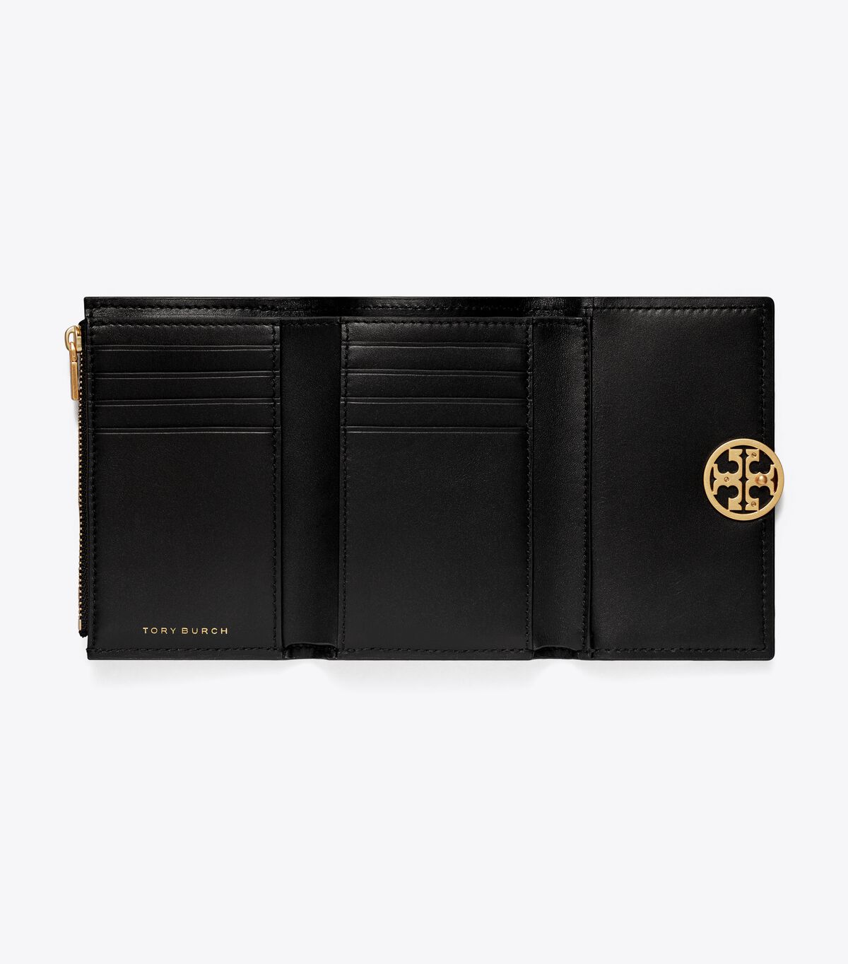 tory burch medium miller flap wallet