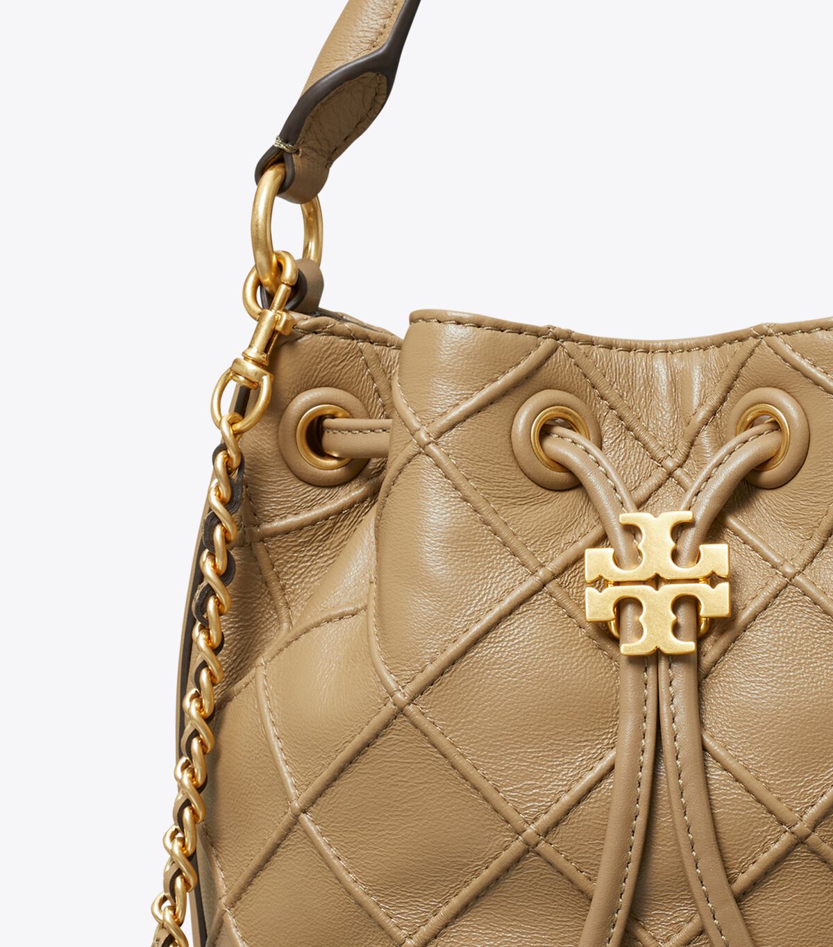 tory burch small fleming soft bucket bag