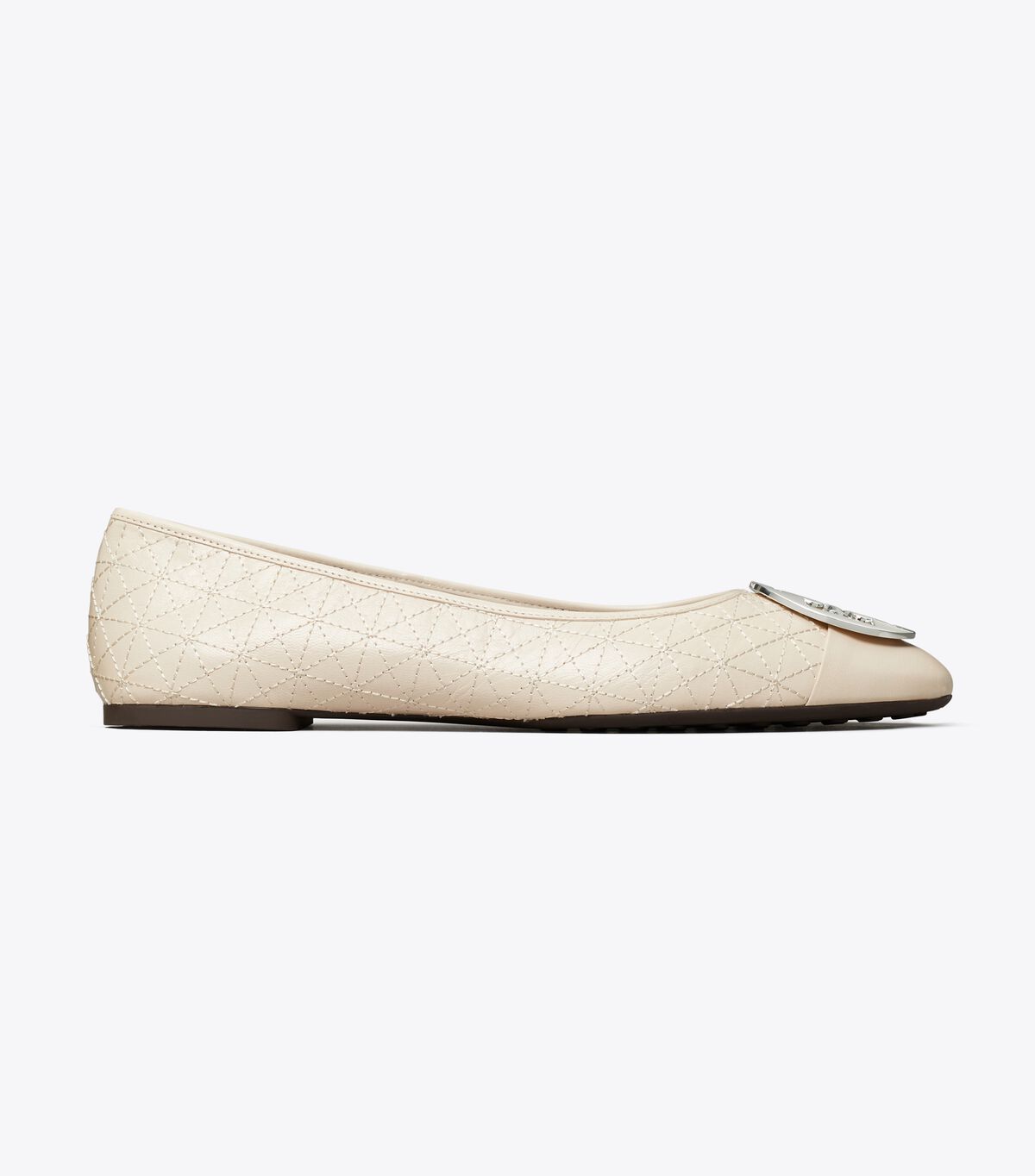 tory burch claire cap toe quilted ballet