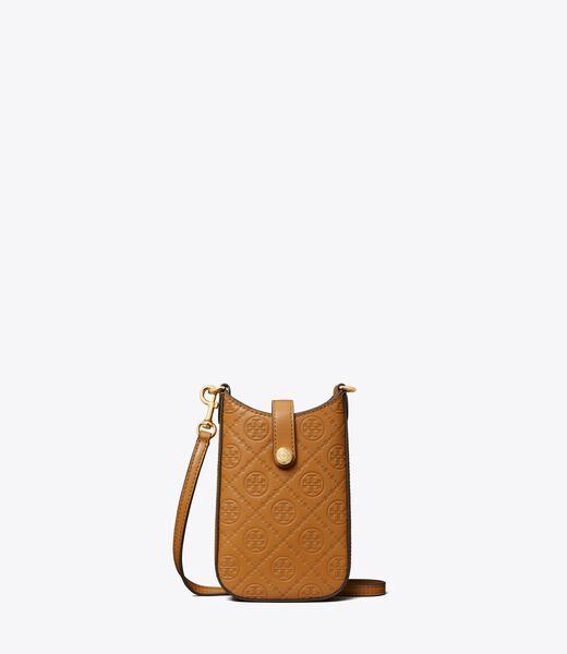 tory burch t monogram leather phone crossbody