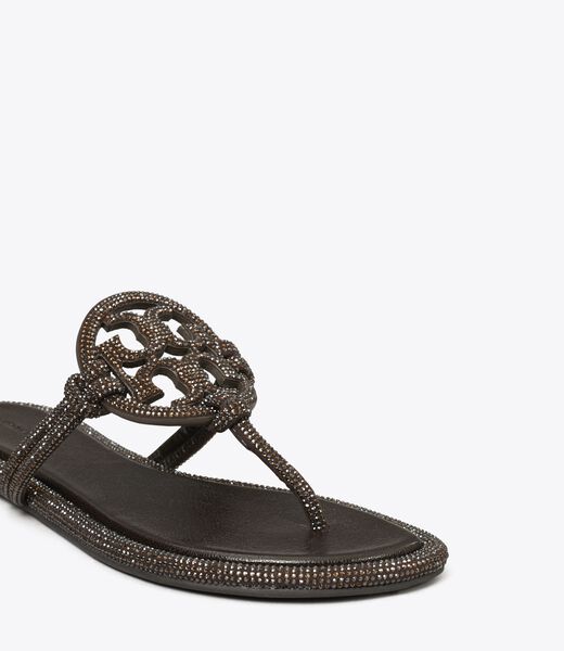 tory burch صندل ميلر بعقدة مرصعة