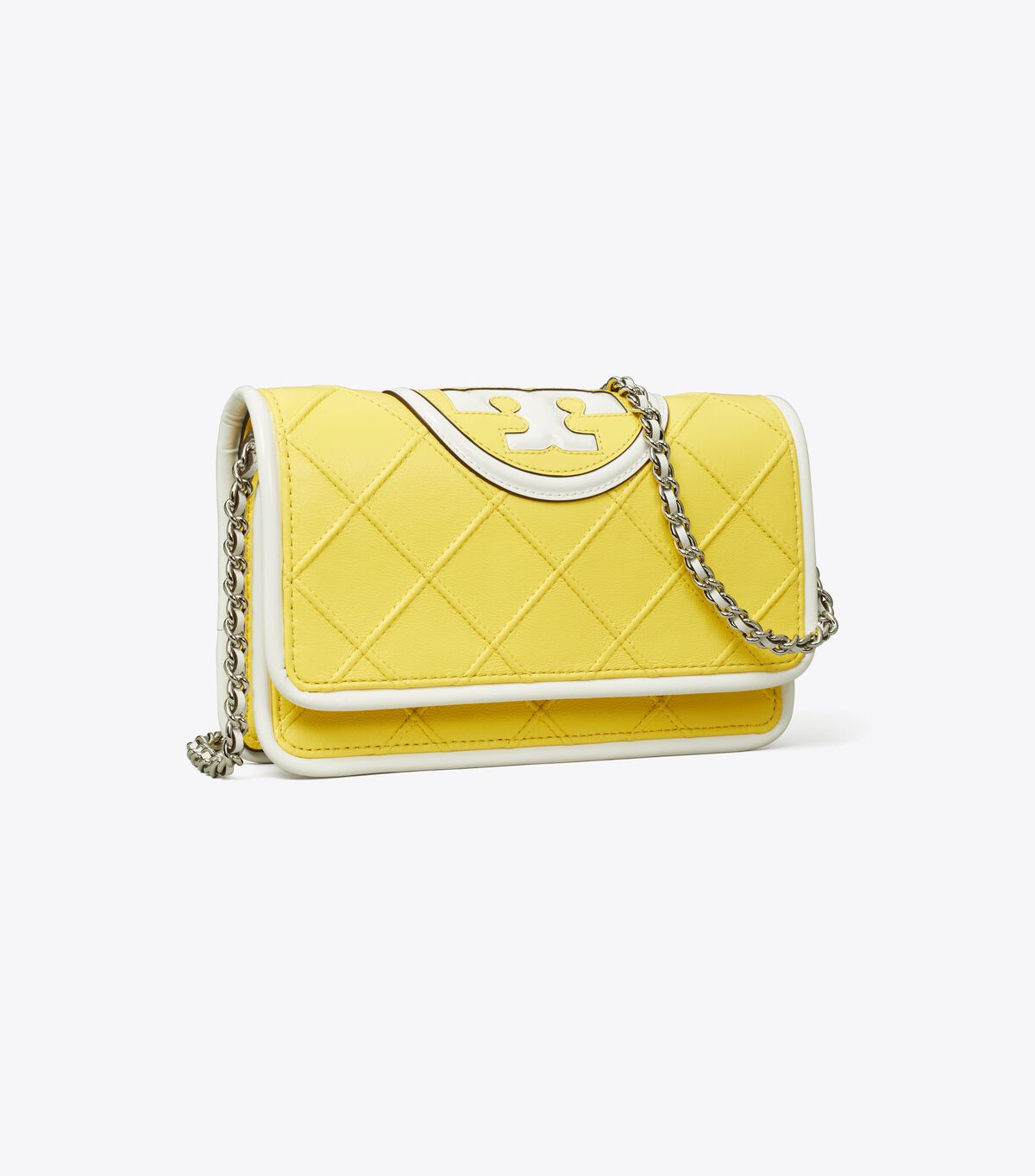 Fleming Soft Patent Border Chain Wallet