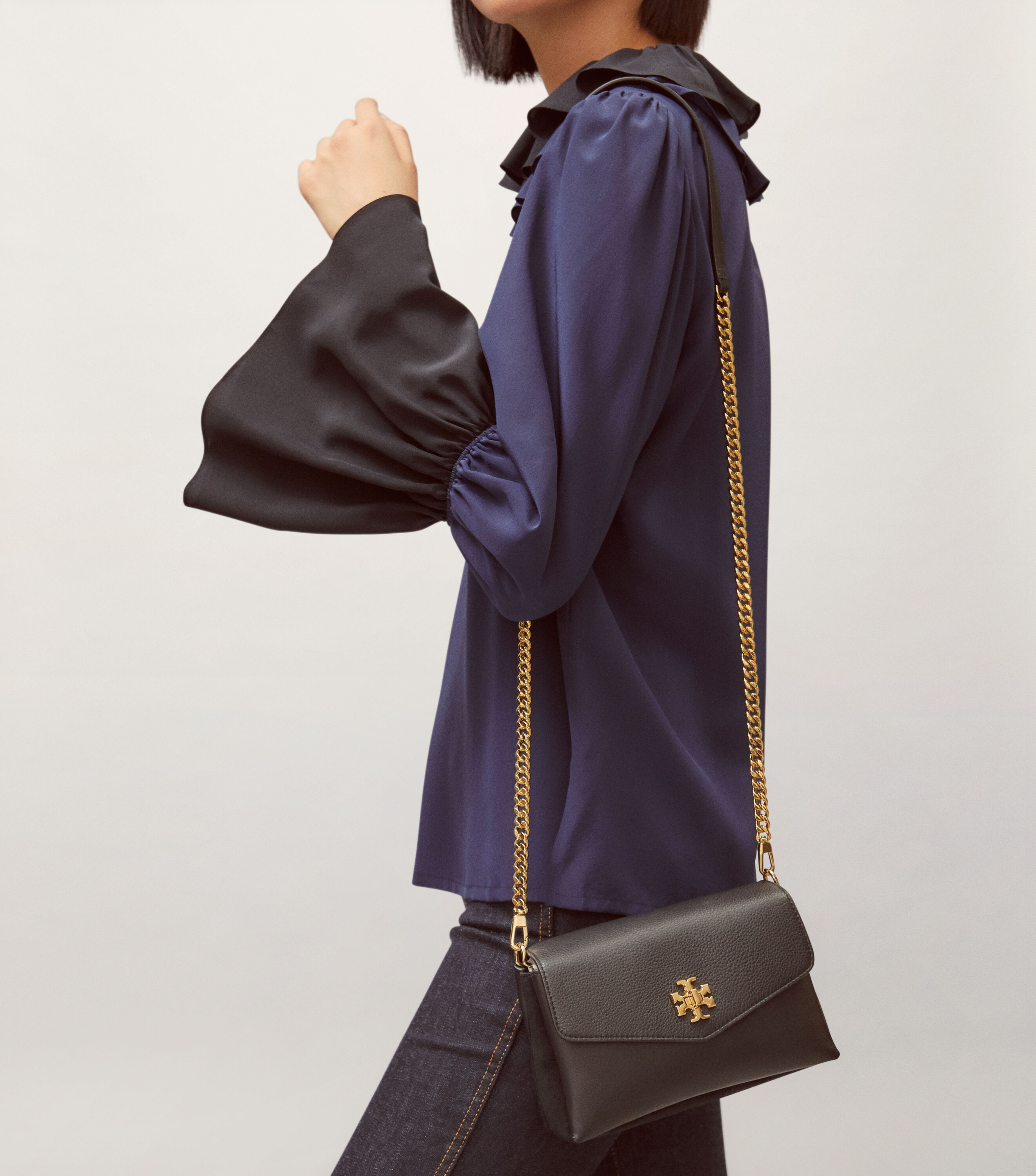 Tory burch kira mixed material top handle clearance