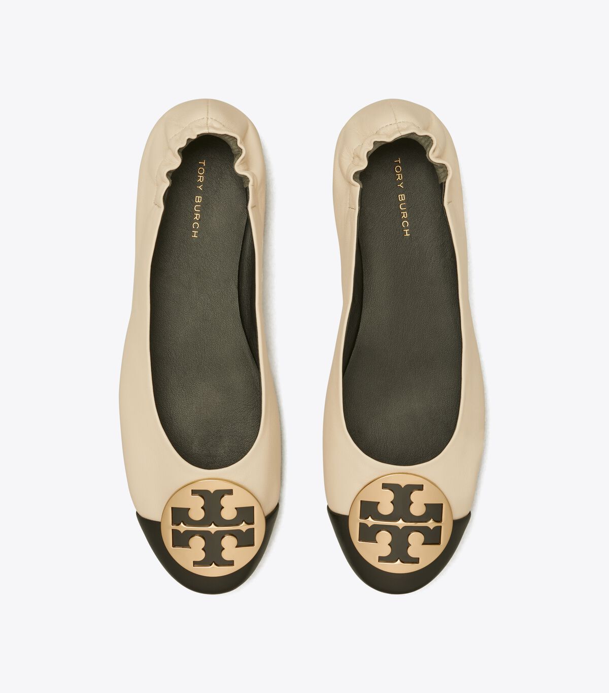tory burch claire cap toe ballet