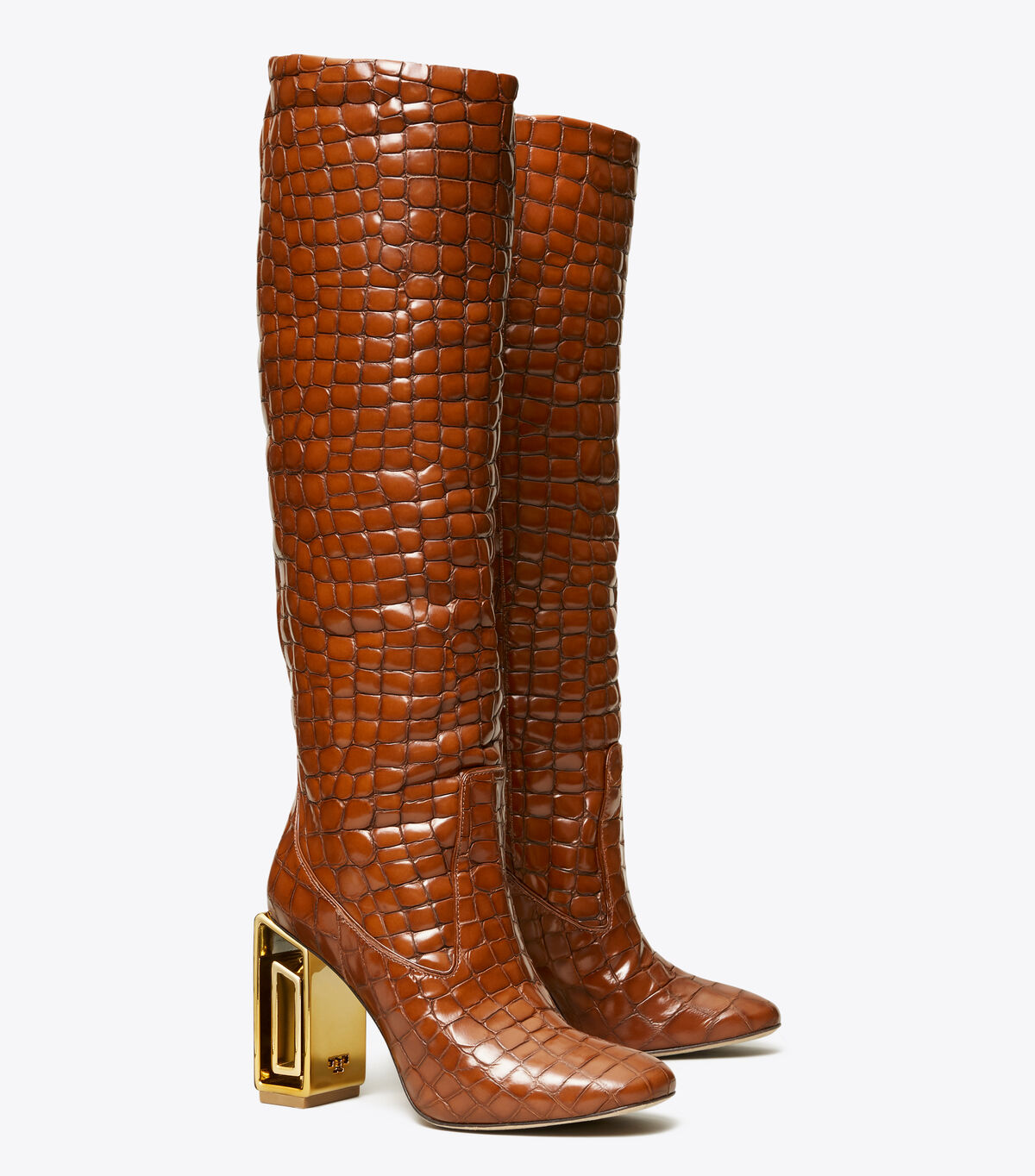 tory burch jessa metal heel boot