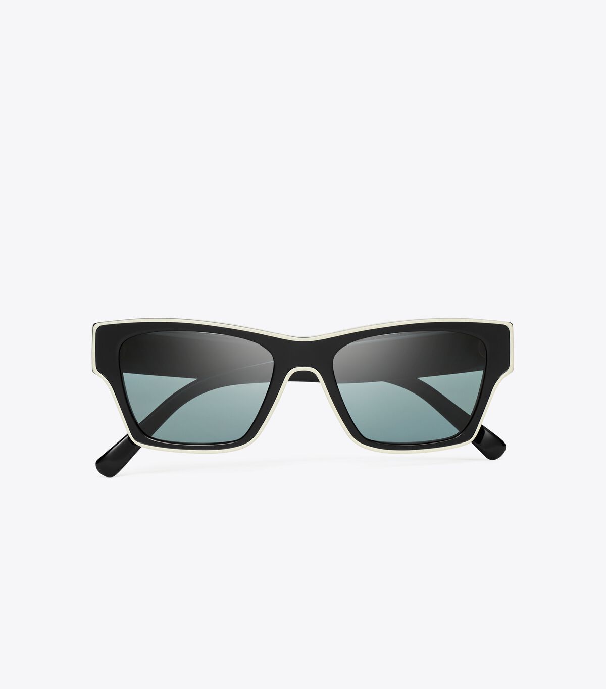 tory burch outlined rectangle sunglasses