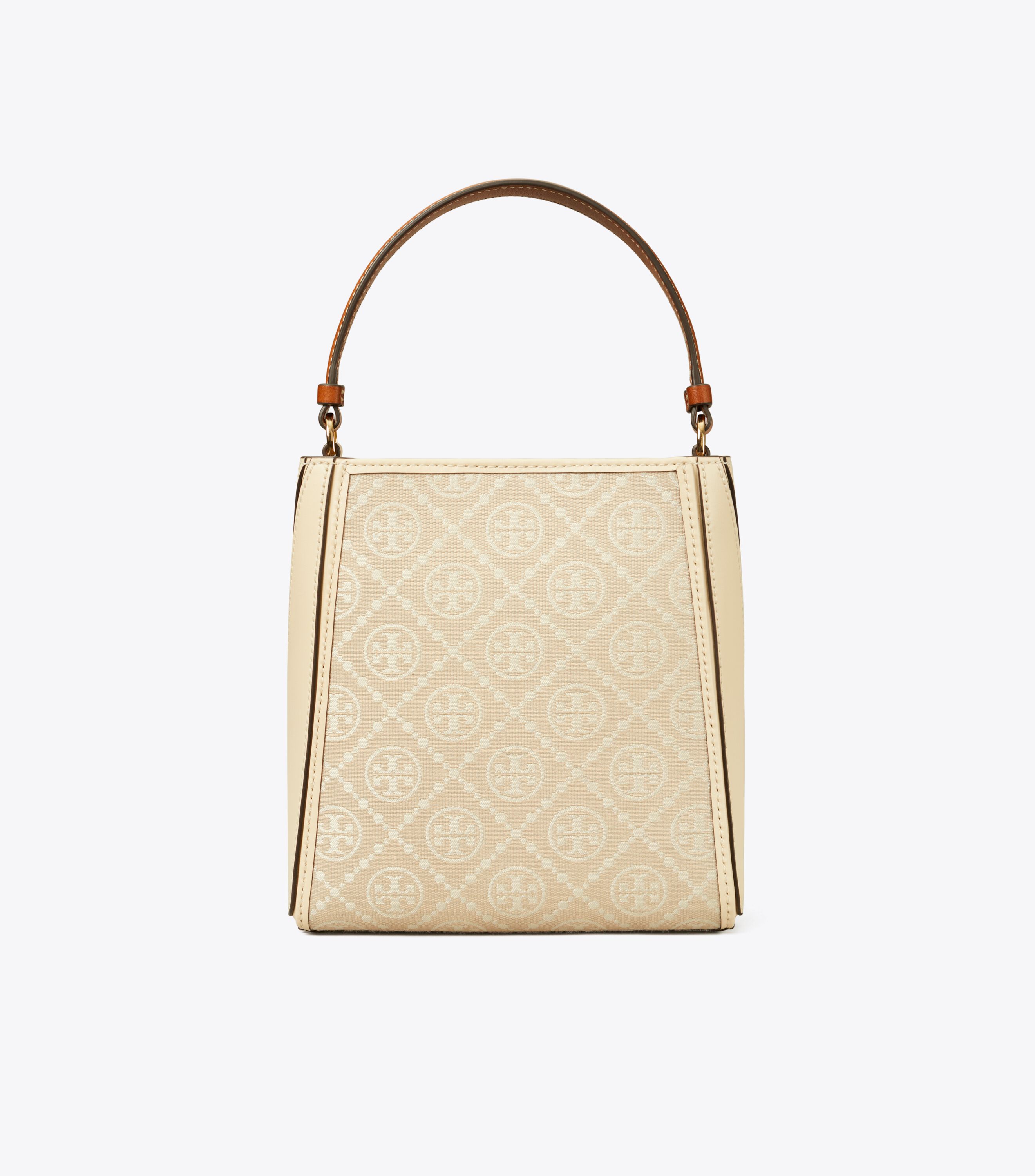 ★Tory Burch★Mcgraw T Monogram Small Bucket Bag Small T Monogram McGraw Bucket Bag, Ivory | Tory Burch KSA