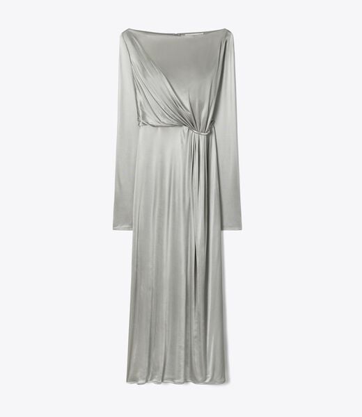 tory burch فستان جيرسي مكشكش