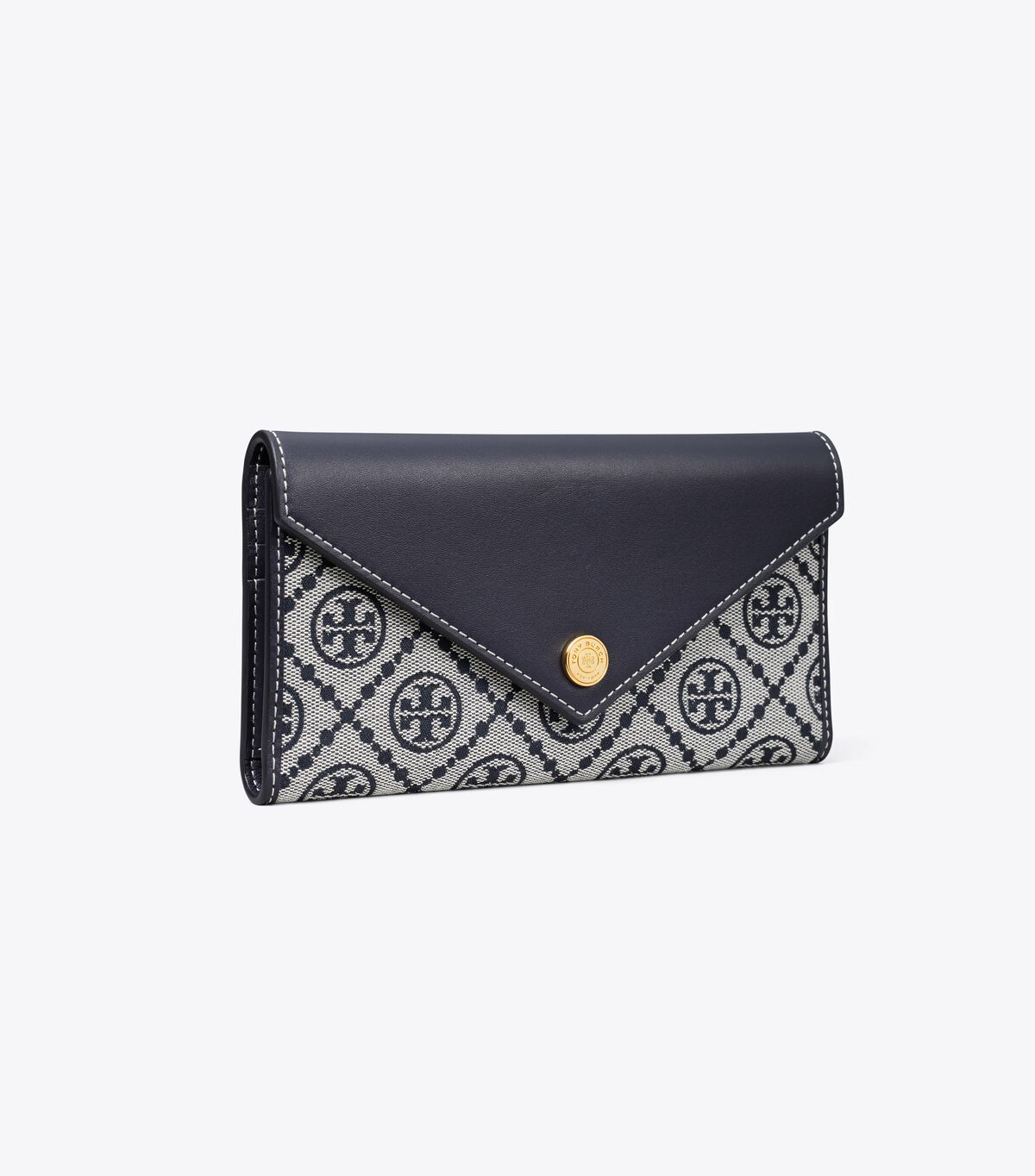 tory burch محفظة ظرف تي مونوغرام
