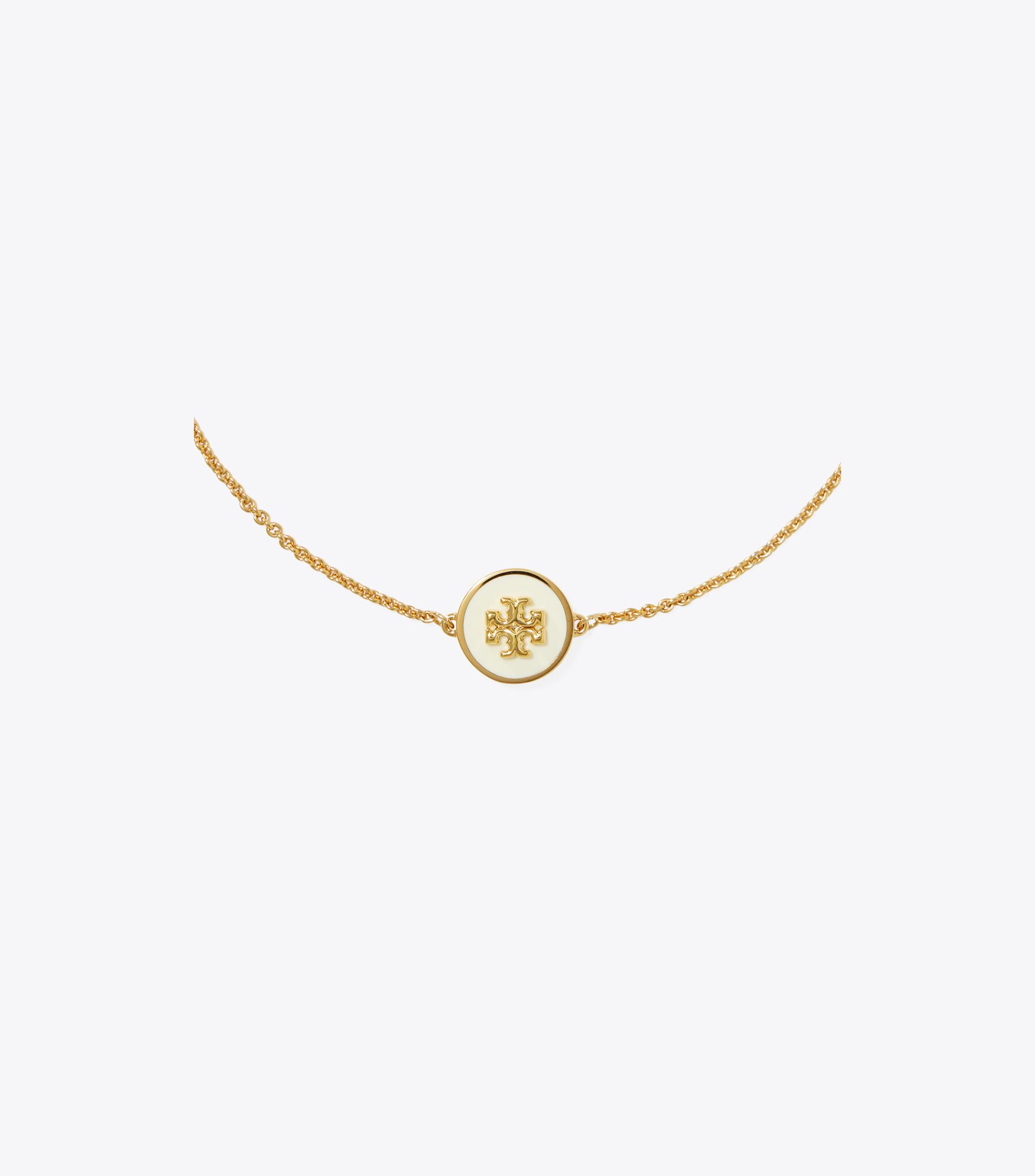 Kira Enamel Chain Bracelet, Tory Gold / New Ivory | Tory Burch KSA