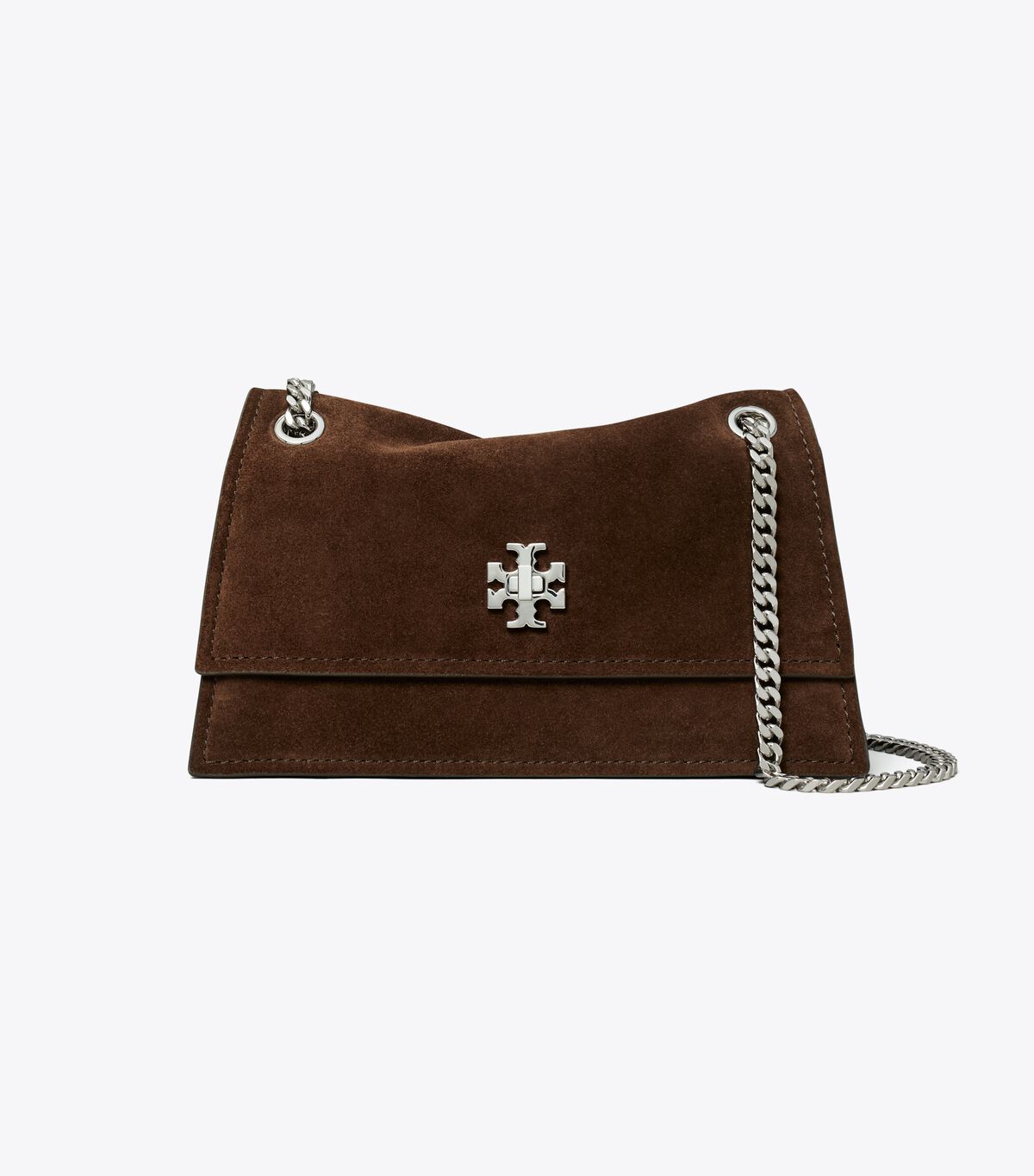 tory burch mini kira turnlock suede shoulder bag