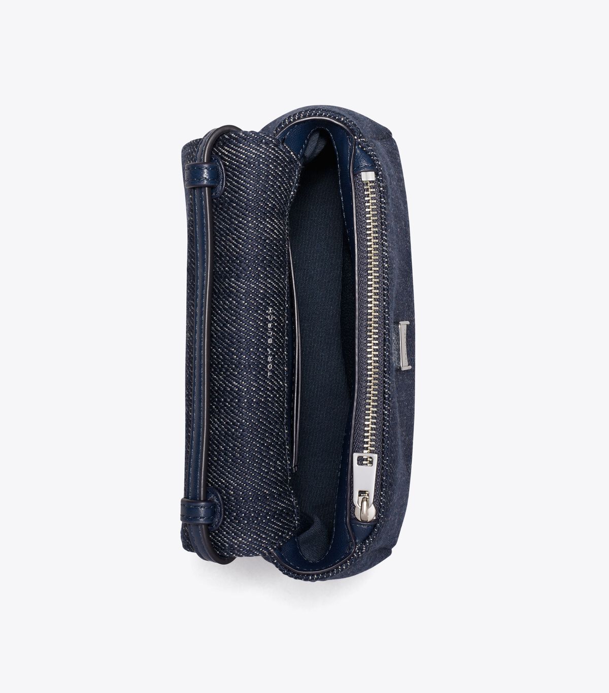 Mini Charlie Denim Top-Handle Crossbody tory burch mini charlie denim top handle crossbody