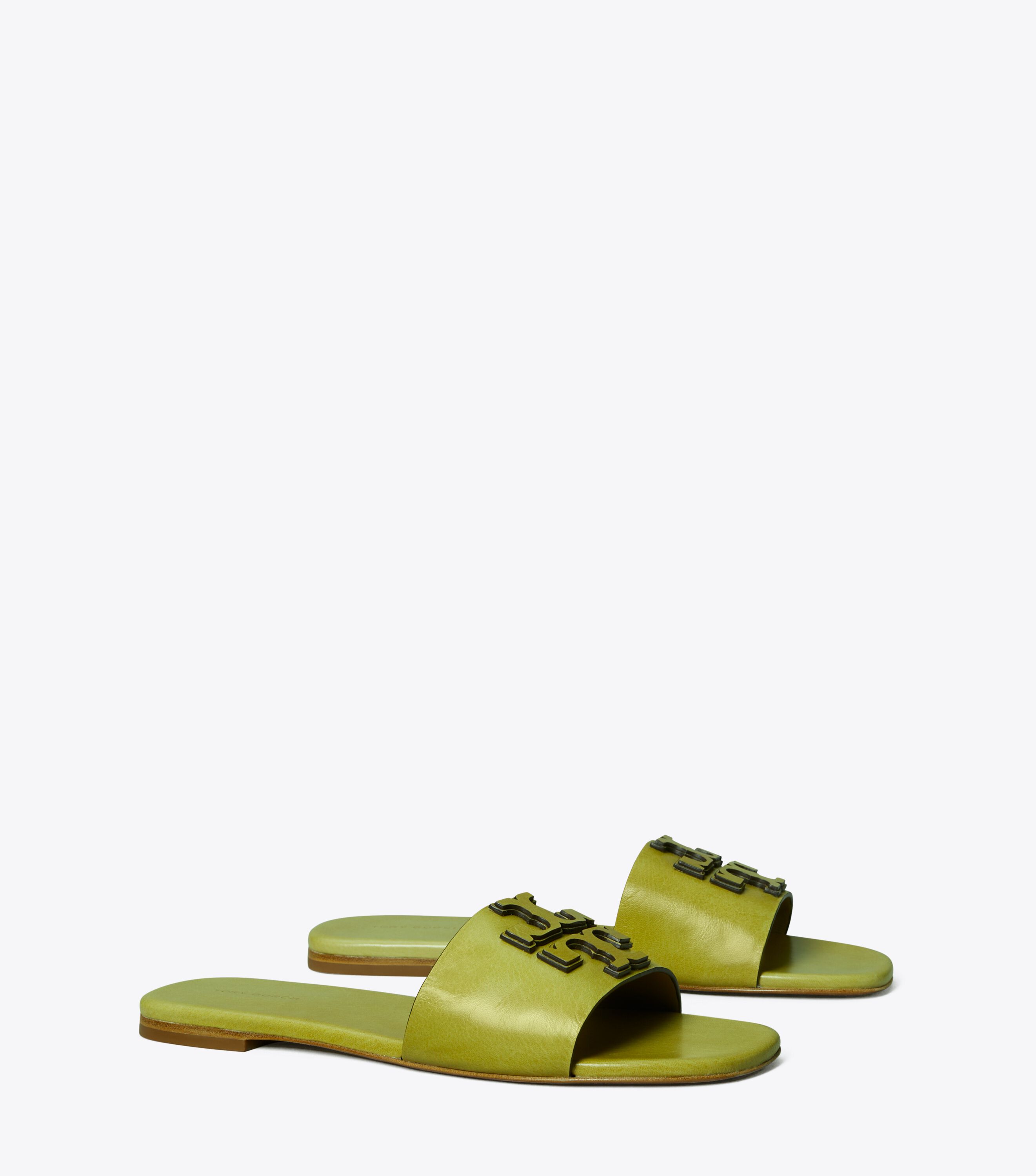 Tory burch ines slide yellow cheap
