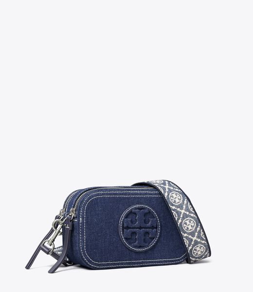 tory burch mini miller denim crossbody bag
